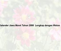 28 Maret 2008 Weton Apa